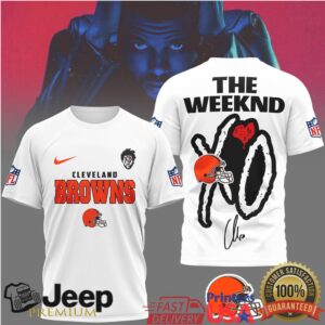 The Weeknd XO x Cleveland Browns NFL Graphic T Shirt