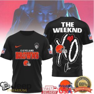 The Weeknd XO x Cleveland Browns NFL Graphic T Shirt