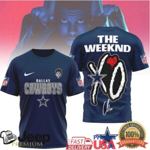 The Weeknd XO x Dallas Cowboys NFL Graphic T Shirt