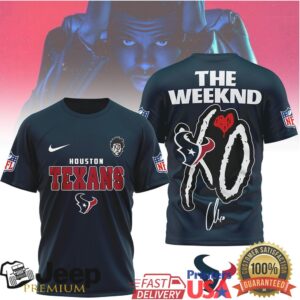 The Weeknd XO x Houston Texans NFL Graphic T Shirt