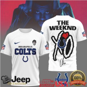 The Weeknd XO x Indianapolis Colts NFL Graphic T Shirt