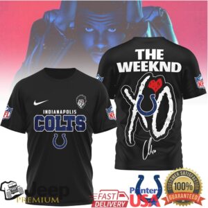 The Weeknd XO x Indianapolis Colts NFL Graphic T Shirt