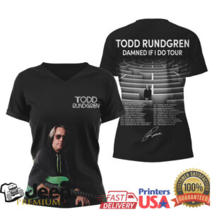 Todd Rundgren Damned If I Do Tour 2026 Concert T Shirt & Hoodie