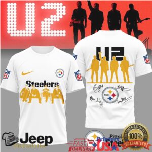 U2 Band x Pittsburgh ST Shirtlers NFL Vintage Signatures T Shirt U2 Band x Pittsburgh ST Shirtlers NFL Vintage Signatures T Shirt