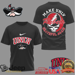 UNLV Rebels Grateful Dead Steal Your Face Graphic Fan Shirt