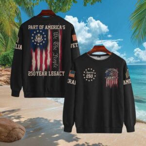 US Army 250 Year Legacy We The People Flag T Shirt US Army 250 Year Legacy We The People Flag T Shirt