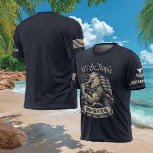 US Navy Defenders of the Sea Honor Courage Commitment Personalized T Shirt US Navy Defenders of the Sea Honor Courage Commitment Personalized T Shirt