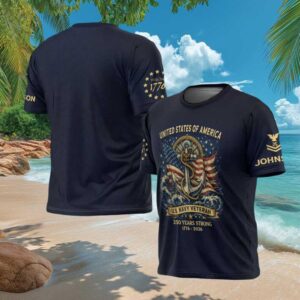 US Navy Veteran 250 Years Strong Patriotic American Flag T Shirt US Navy Veteran 250 Years Strong Patriotic American Flag T Shirt