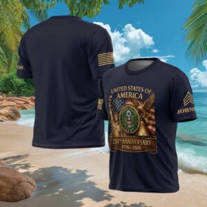 United States Army 250th Anniversary Liberty Bell Eagle T Shirt United States Army 250th Anniversary Liberty Bell Eagle T Shirt