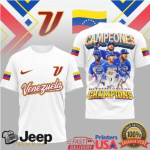 Venezuela Baseball WBC 2026 Champions Campeones Team Roster T Shirt