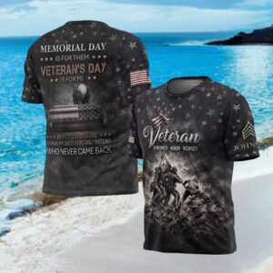 Veteran Remember Honor Respect Iwo Jima Memorial Day Shirt