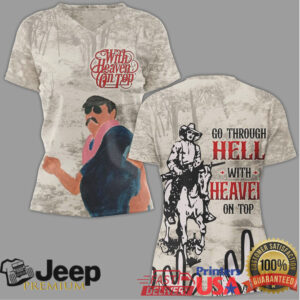 Vintage Cowboy “Go Through Hell With Heaven On Top” Graphic T Shirt Vintage Cowboy “Go Through Hell With Heaven On Top” Graphic T Shirt