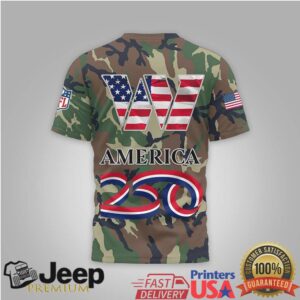 Washington Commanders NFL Camo T Shirt America 250 Years Anniversary Washington Commanders NFL Camo T Shirt America 250 Years Anniversary