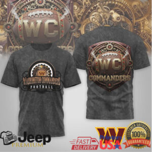 Washington Commanders Steampunk Mechanical Shield Football T Shirt Washington Commanders Steampunk Mechanical Shield Football T Shirt