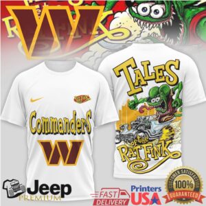 Washington Commanders Tales of the Rat Fink Vintage Monster T Shirt