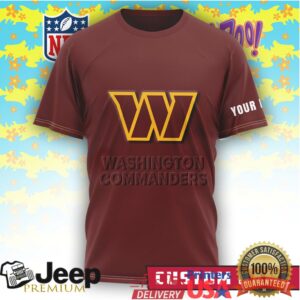 Washington Commanders x Scooby Doo Custom Name Fan Apparel