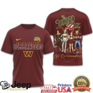 Washington Commanders x The Wizard of Oz Mashup T Shirt