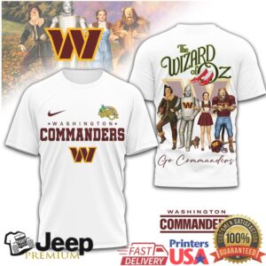Washington Commanders x The Wizard of Oz Mashup T Shirt