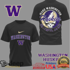 Washington Huskies Make Washington Grateful Again Steal Your Face Shirt