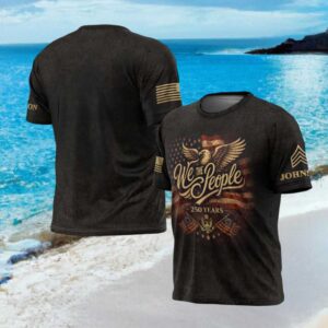 We The People Eagle 250 Years American Anniversary T Shirt