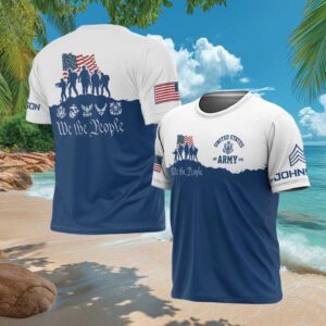 We The People US Army 1775 Military Silhouette Patriotic T Shirt We The People US Army 1775 Military Silhouette Patriotic T Shirt