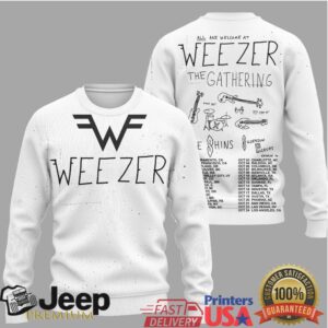 Weezer The Gathering Tour 2026 All Over Print T Shirt