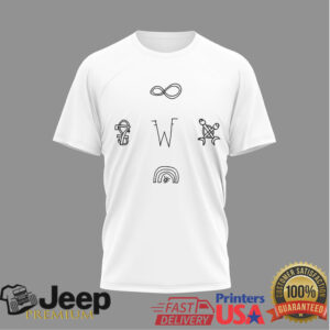 Weezer The Gathering Tour 2026 White Graphic T Shirt Artist Collaboration