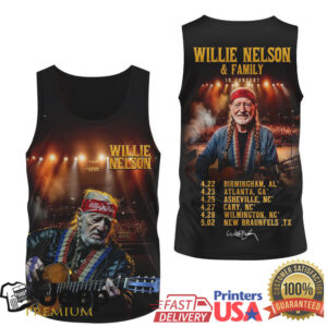 Willie Nelson & Family In Concert Vintage Style Portrait T Shirt Willie Nelson & Family In Concert Vintage Style Portrait T Shirt