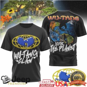 Wu Tang Clan Is For The Planet Earth Logo Graphic T Shirt Wu Tang Clan Is For The Planet Earth Logo Graphic T Shirt