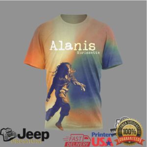 Alanis Morissette 2026 World Tour All Over Print Colorful Concert T Shirt Alanis Morissette 2026 World Tour All Over Print Colorful Concert T Shirt