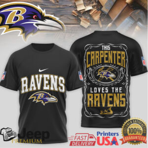 Baltimore Ravens Carpenter T Shirt This Carpenter Loves The Ravens Fan Gear Baltimore Ravens Carpenter T Shirt This Carpenter Loves The Ravens Fan Gear