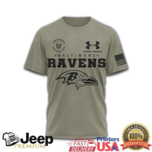 Baltimore Ravens Under Armour Tactical DVSN Mission Made Military Olive T Shirt Baltimore Ravens Under Armour Tactical DVSN Mission Made Military Olive T Shirt