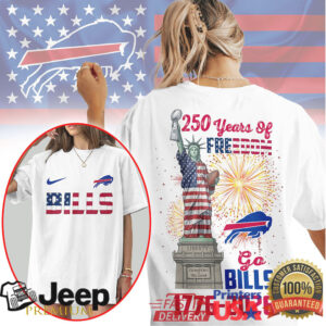Buffalo Bills 250 Years of Freedom 1776 2026 USA Liberty Celebration T Shirt Buffalo Bills 250 Years of Freedom 1776 2026 USA Liberty Celebration T Shirt