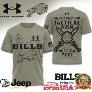 Buffalo Bills Under Armour Tactical Division Mission Made T Shirt