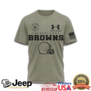Cleveland Browns Under Armour Tactical Military DVSN T Shirt Cleveland Browns Under Armour Tactical Military DVSN T Shirt