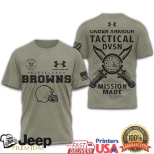 Cleveland Browns Under Armour Tactical Military DVSN T Shirt