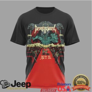 Death Angel Act III US Tour 2026 Thrash Metal T Shirt Two Sided Death Angel Act III US Tour 2026 Thrash Metal T Shirt Two Sided