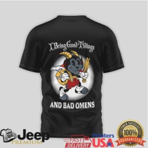 Denver Broncos I Bring Good Tidings and Bad Omens Krampus T Shirt Denver Broncos I Bring Good Tidings and Bad Omens Krampus T Shirt