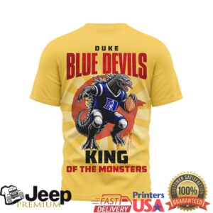 Duke Blue Devils Godzilla King of the Monsters Football T Shirt Duke Blue Devils Godzilla King of the Monsters Football T Shirt