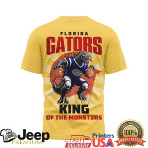 Florida Gators Godzilla King of the Monsters Football T Shirt Florida Gators Godzilla King of the Monsters Football T Shirt
