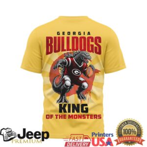 Georgia Bulldogs Godzilla King of the Monsters Design T Shirt Georgia Bulldogs Godzilla King of the Monsters Design T Shirt