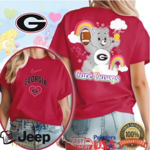 Georgia Care Dawgs Grey Bear Design T Shirt Georgia Care Dawgs Grey Bear Design T Shirt