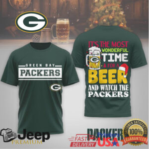 Green Bay Packers Holiday Beer Football Watching T Shirt Green Bay Packers Holiday Beer Football Watching T Shirt