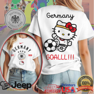 Hello Kitty Germany Football DFB National Team Soccer T Shirt