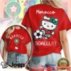 Hello Kitty Croatia Football HNS National Team Soccer T Shirt Hello Kitty Croatia Football HNS National Team Soccer T Shirt