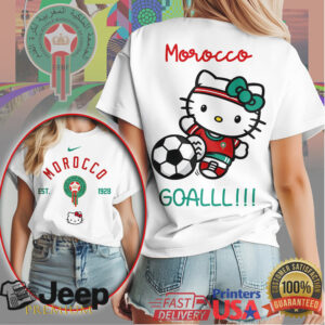 Hello Kitty Morocco National Team Soccer GOALLL!!! T Shirt