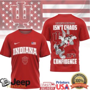 Indiana Hoosiers March Madness Isn’t Chaos Confidence T Shirt Indiana Hoosiers March Madness Isn’t Chaos Confidence T Shirt