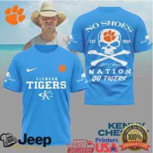 Kenny Chesney No Shoes Nation Clemson Tigers Custom T Shirt Kenny Chesney No Shoes Nation Clemson Tigers Custom T Shirt