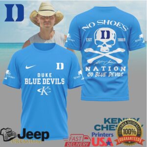 Kenny Chesney No Shoes Nation Duke Blue Devils Custom T Shirt Kenny Chesney No Shoes Nation Duke Blue Devils Custom T Shirt