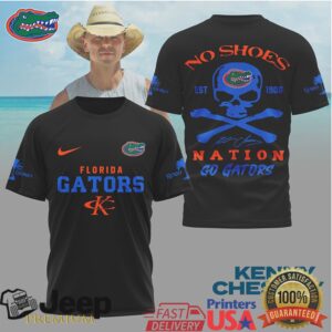 Kenny Chesney No Shoes Nation Florida Gators Skull T Shirt Kenny Chesney No Shoes Nation Florida Gators Skull T Shirt